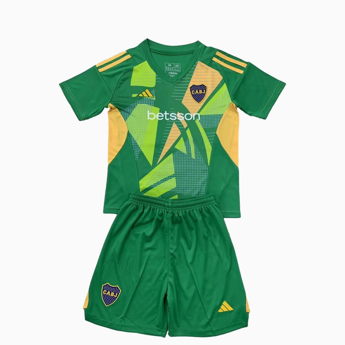 Boca Juniors 24-25 Fruit Green Goalkeeper Men's Adult Jersey Set - Fans Version - JerseysGala