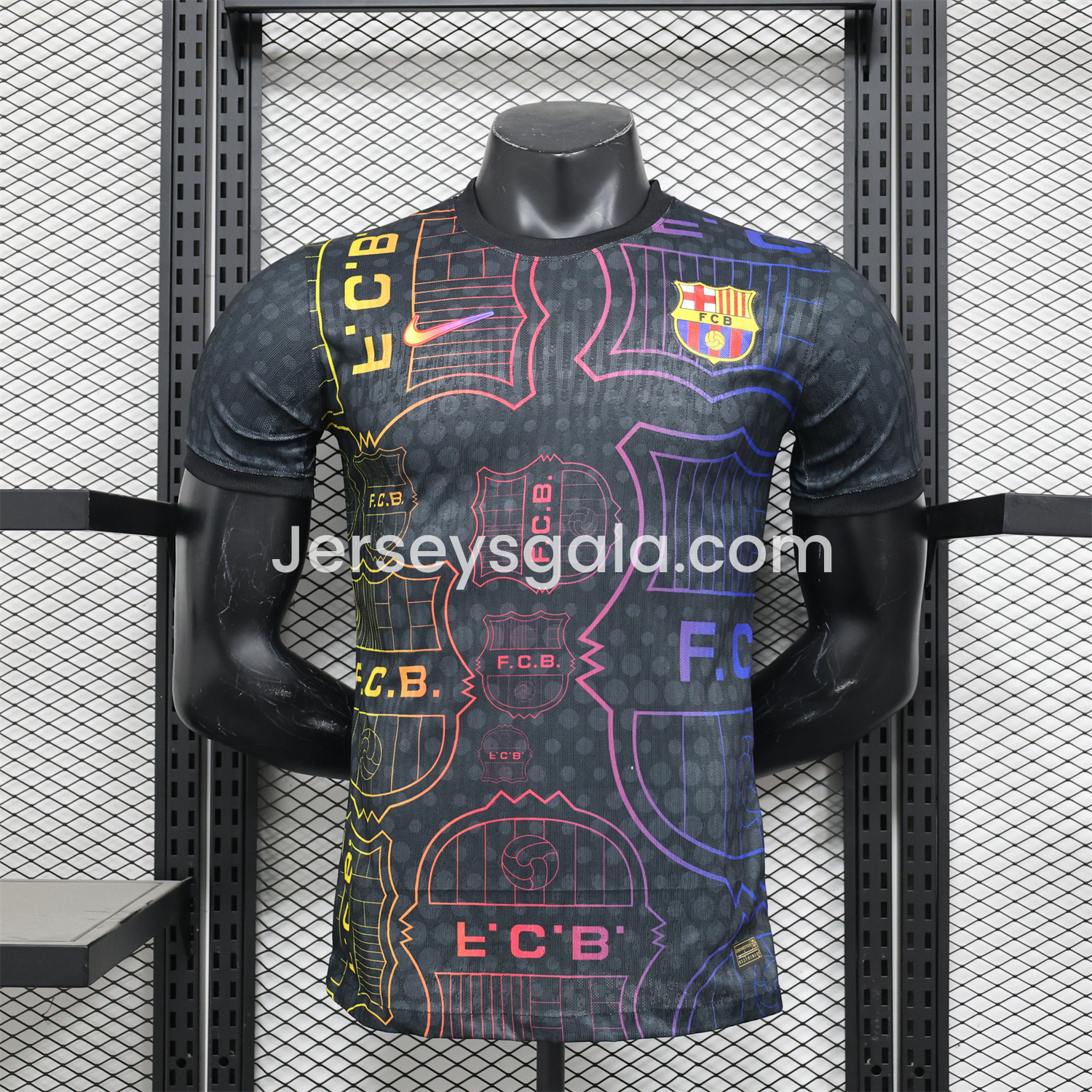 B.A.R.S.A 24-25 Black Fluorescent ICON Special Edition Jersey - Player Version - JerseysGala