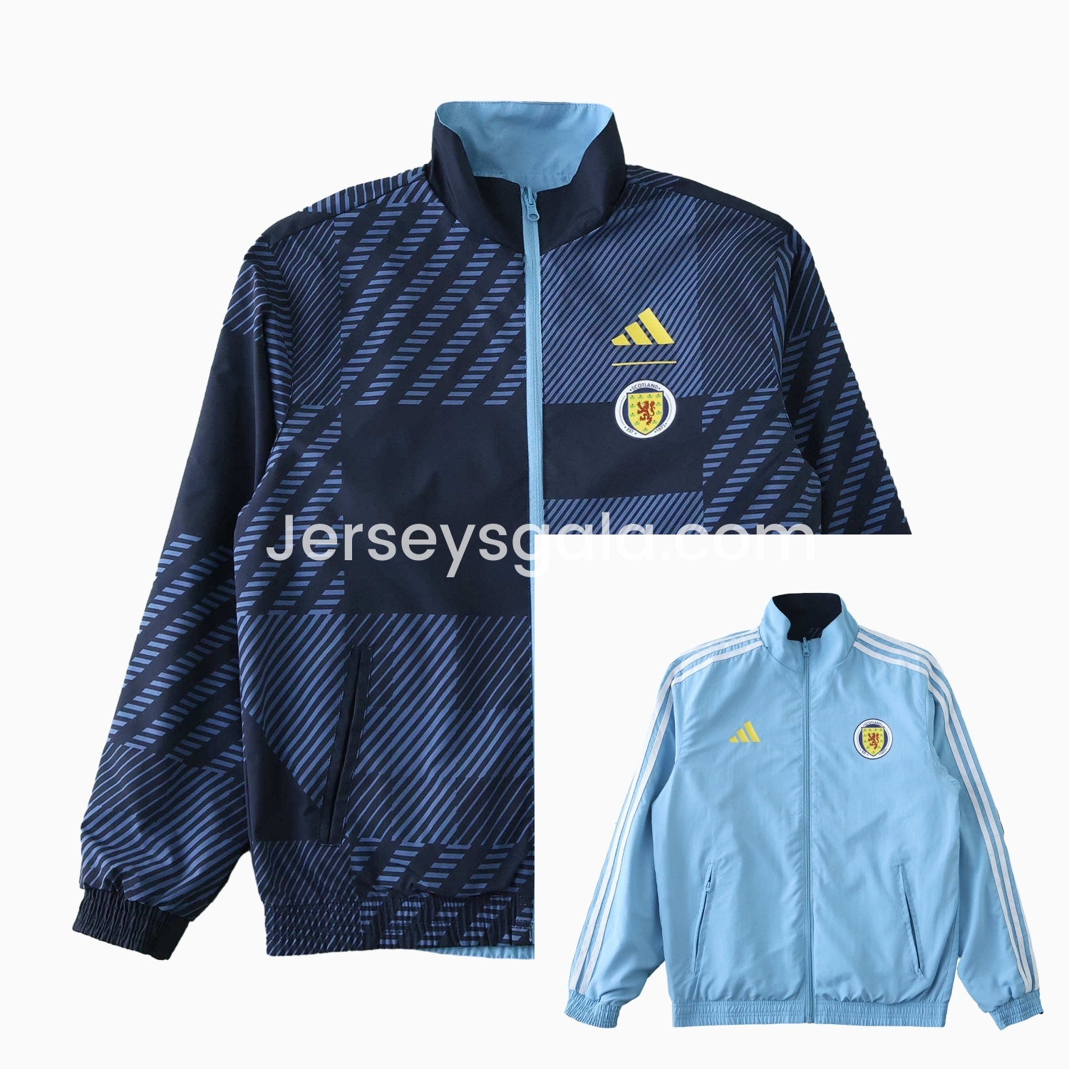 S-c-o.t l.a-n.d 24-25 Home Style Double Sided Reversible Windbreaker - Deep Blue - JerseysGala