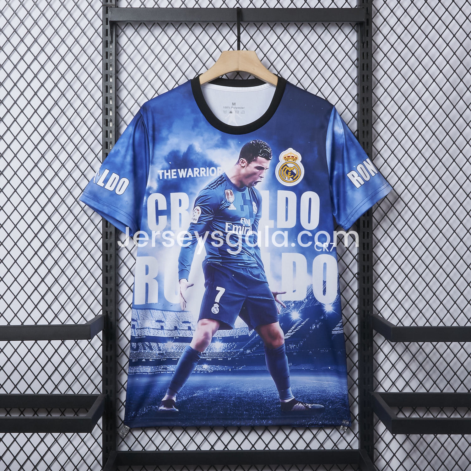 Cristiano Ronaldo Real Madrid 2017-18 Away Career Commemorative Jersey - Fans Version - JerseysGala