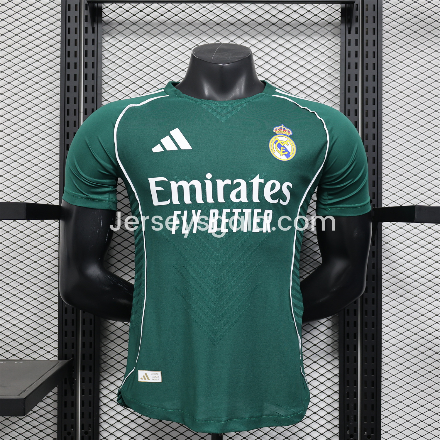 Real Madrid 25-26 Green Teamgeist Collar Special Edition Jersey - Player Version - JerseysGala