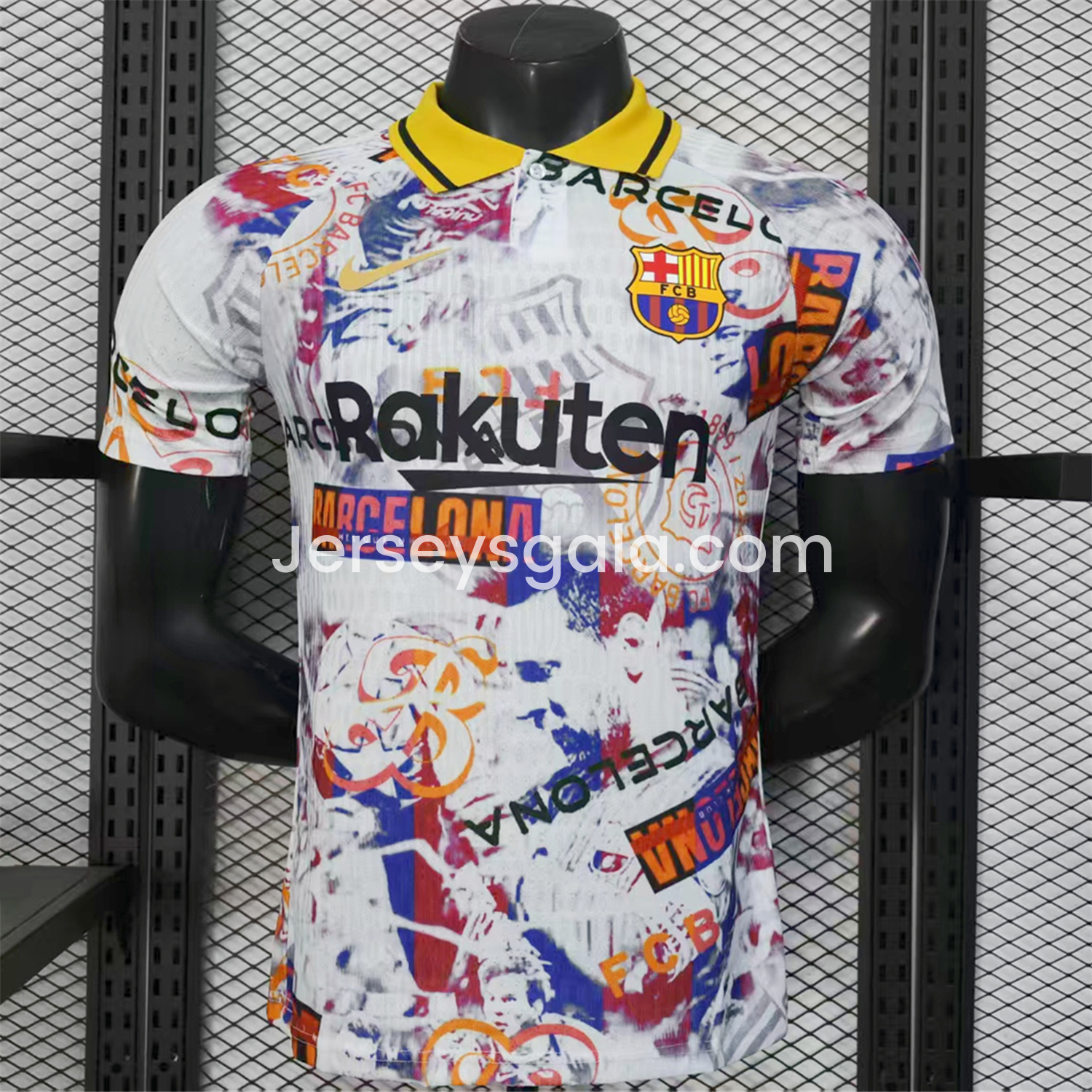 B.A.R.S.A 25-26 Team Logo Collection POLO Colorful Special Jersey - Player Version - JerseysGala