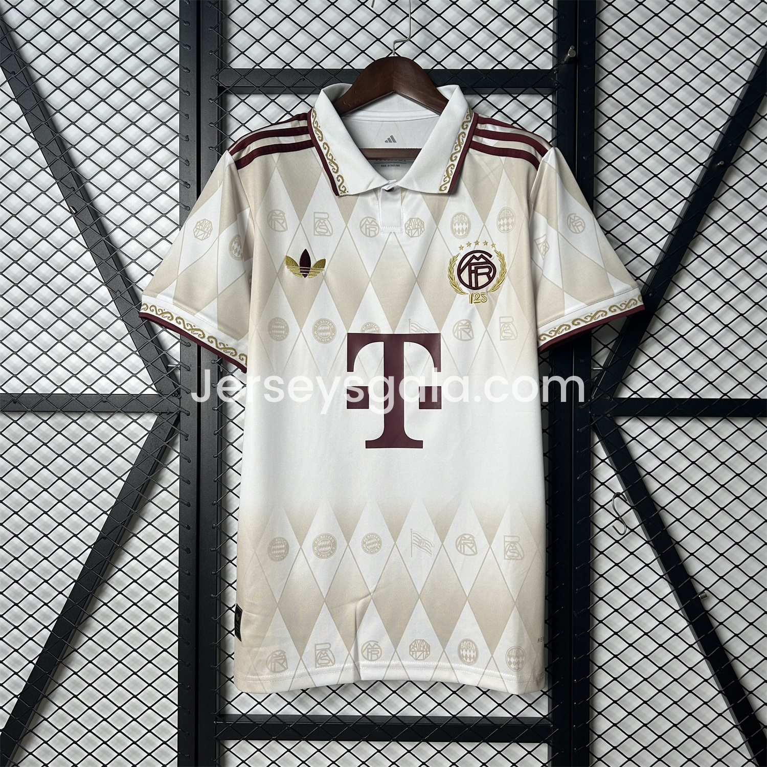 Bayern Munich 2025 125th Anniversary Diamond Pattern Special Edition Jersey - Fans Version - JerseysGala