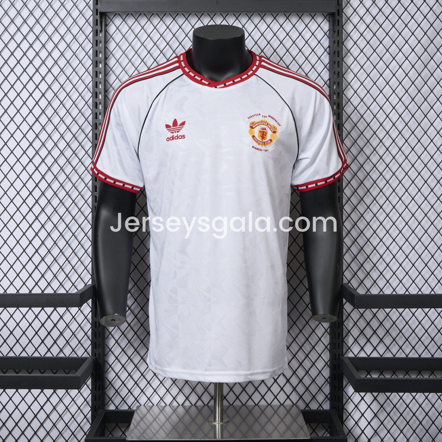 Manchester United Retro 1991 Third Remake Jersey - European Cup Winners' Cup Winners - Player Version - JerseysGala