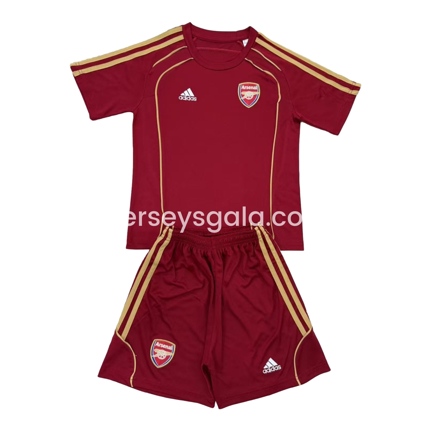 Arsenal 25-26 Urban Purtist Throwback Red Men's Adult Jersey Set - Fans Version - JerseysGala