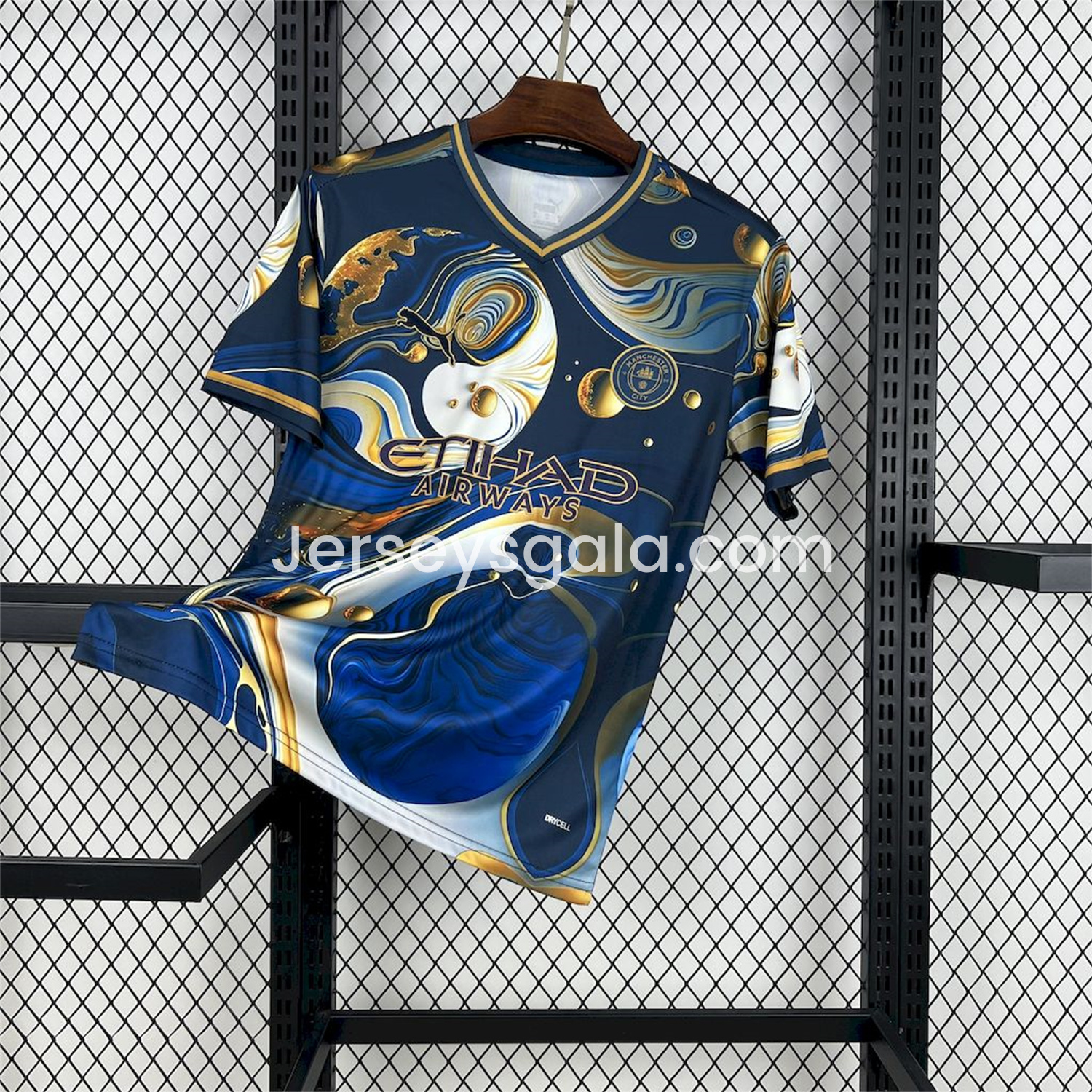 Manchester City 25-26 Blue Golden Fan-designed Special Edition Jersey - Fans Version - JerseysGala