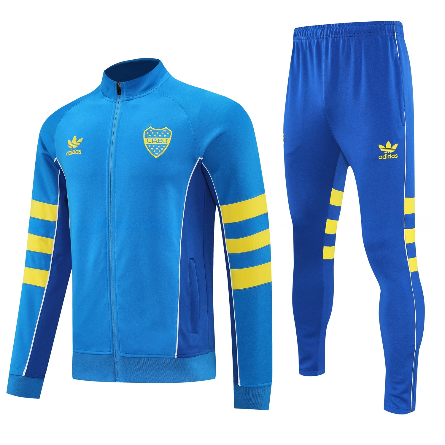 Boca Juniors 25-26 Jacket Training Tracksuit - Light Blue Jackets & Blue Pants - JerseysGala