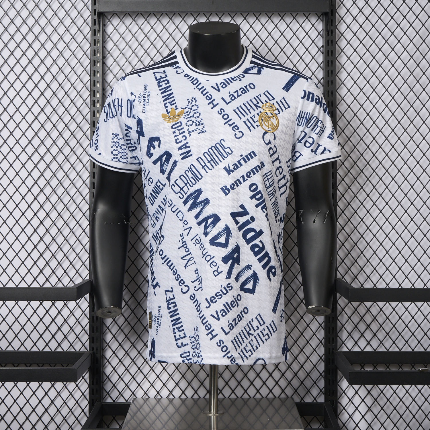 Real Madrid 25-26 Graffiti Of Football Star Names Special Jersey - Player Version - JerseysGala